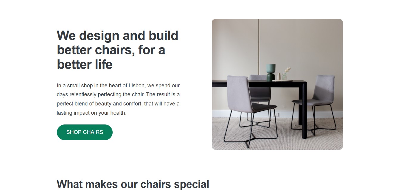 a website for chair lab