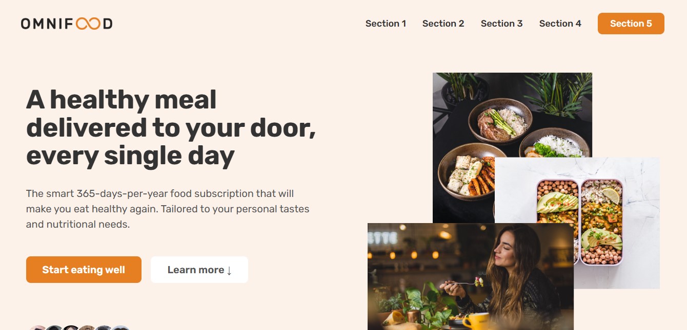 omnifood mini project picture